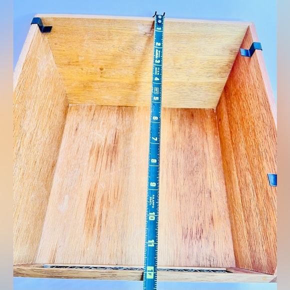 Pioneer Woman Floral Wood Countertop Produce Bins Set of 2 Farmhouse - Picture 11 of 16